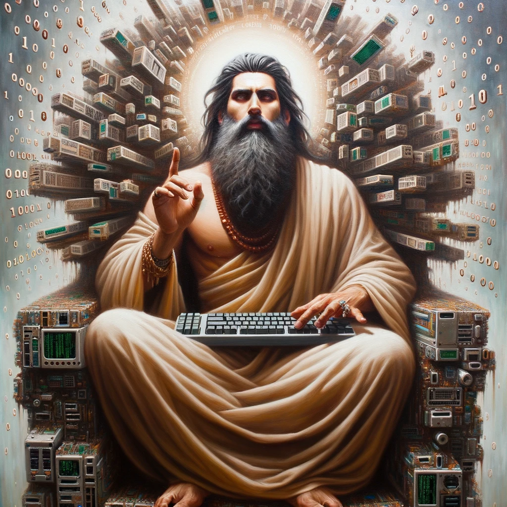 Oil painting of Robby